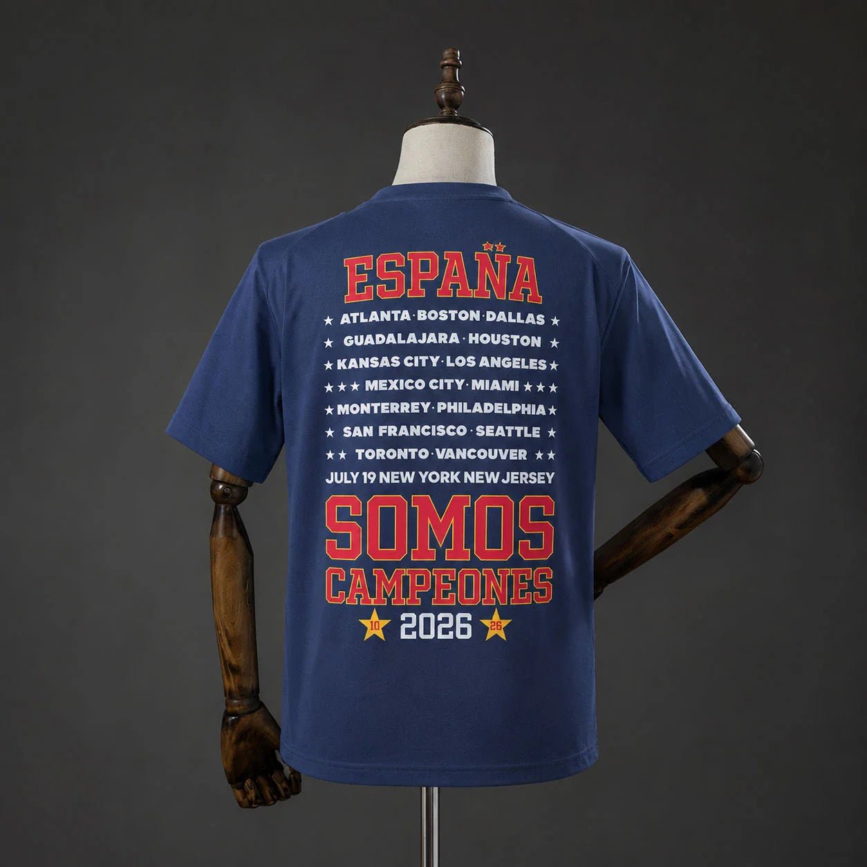 Camiseta España Somos Campeones 2026 Conmemorativa Hombre - Bota de Oro Tienda