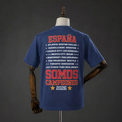 Camiseta España Somos Campeones 2026 Conmemorativa Hombre - Bota de Oro Tienda