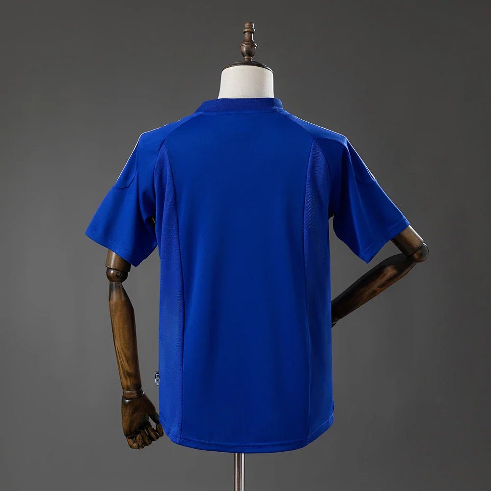Camiseta Francia Primera Equipación 2002 Retro - Bota de Oro Tienda