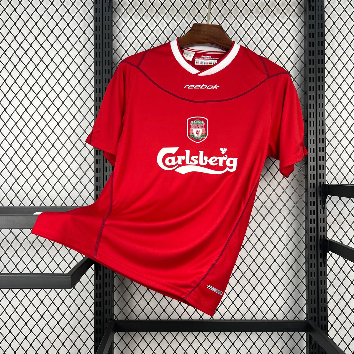 Camiseta Liverpool Primera Equipación 02/04 Retro - Bota de Oro Tienda