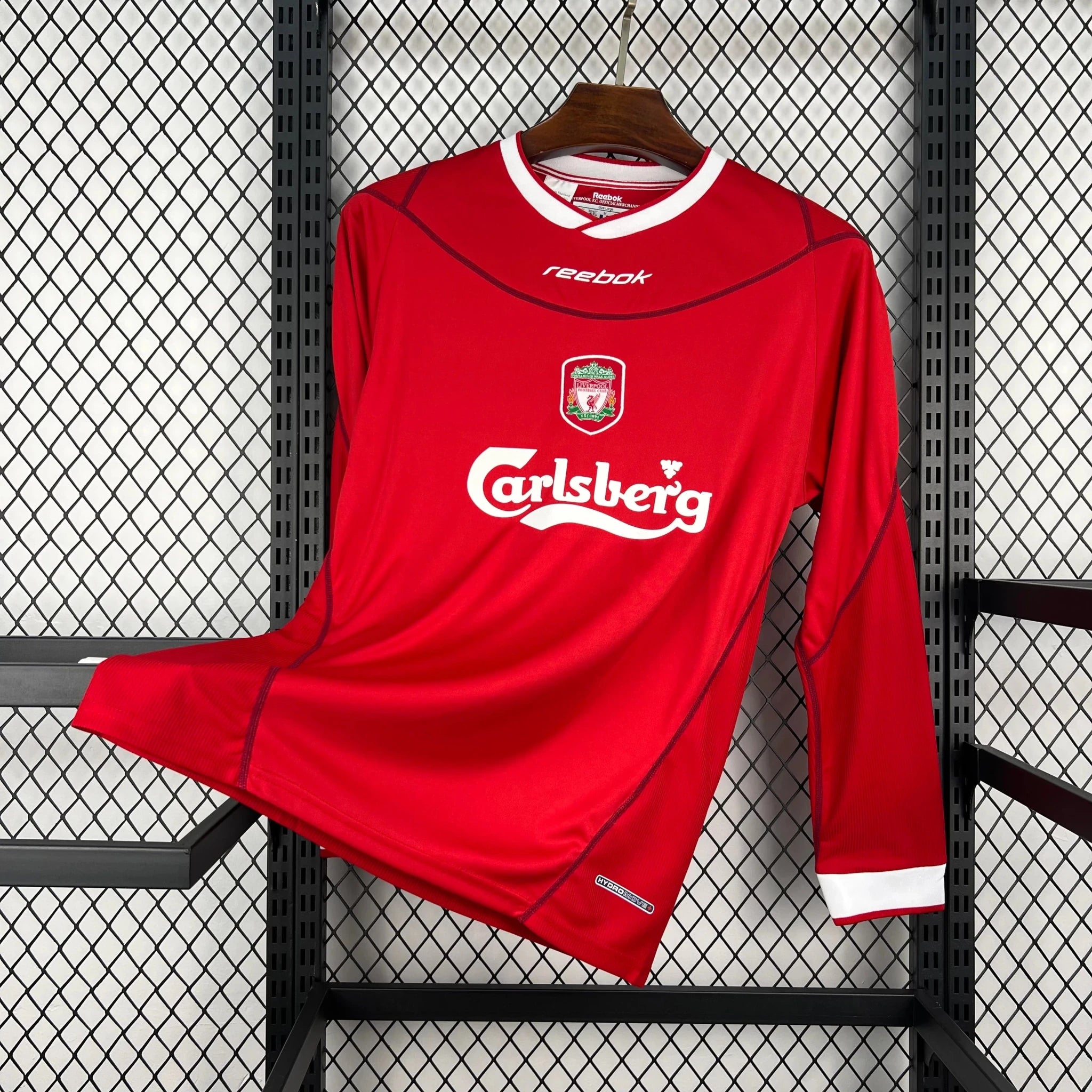 Camiseta Liverpool Primera Equipación 02/04 Retro Manga Larga - Bota de Oro Tienda