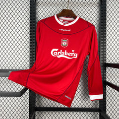 Camiseta Liverpool Primera Equipación 02/04 Retro Manga Larga - Bota de Oro Tienda