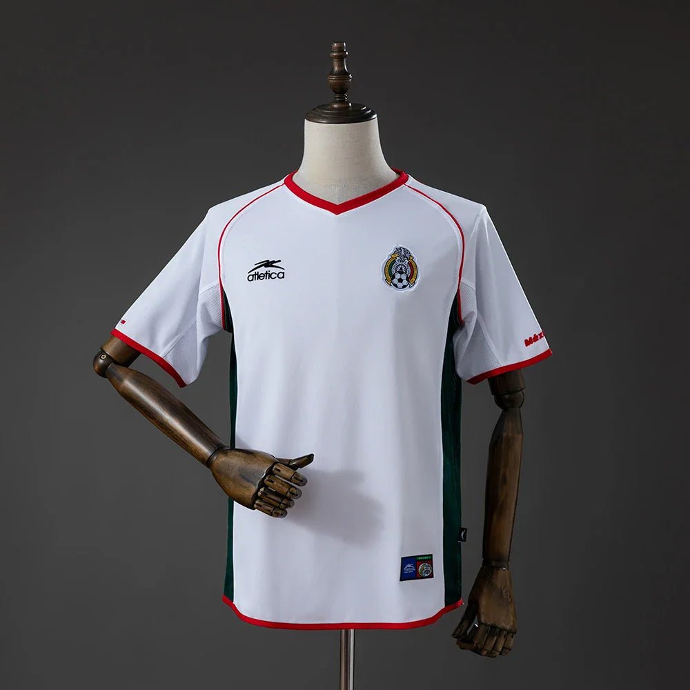 Camiseta México Segunda Equipación 2002 Retro - Bota de Oro Tienda