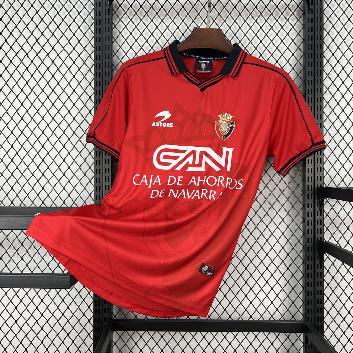 Camiseta Osasuna Primera Equipación 98/00 Retro - Bota de Oro Tienda