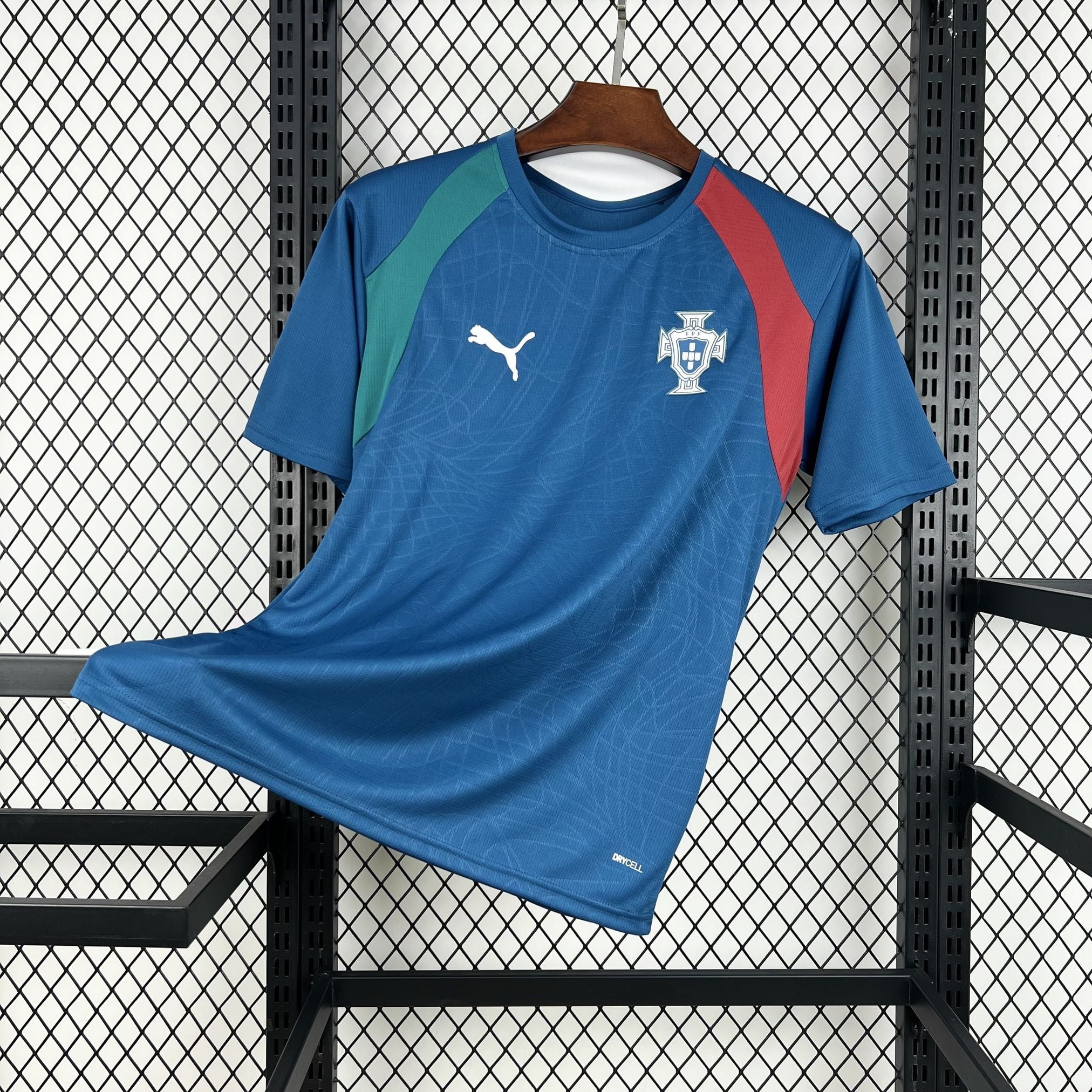 Camiseta Portugal Pre-Partido Azul Mundial 2026 Hombre - Bota de Oro Tienda