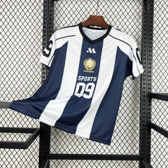 Camiseta Rayas Azul Marino Edición Mundial 2026 Hombre - Bota de Oro Tienda