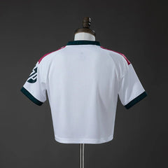 Camiseta Real Madrid Primera Equipación 26/27 Mujer Crop Top - Bota de Oro Tienda