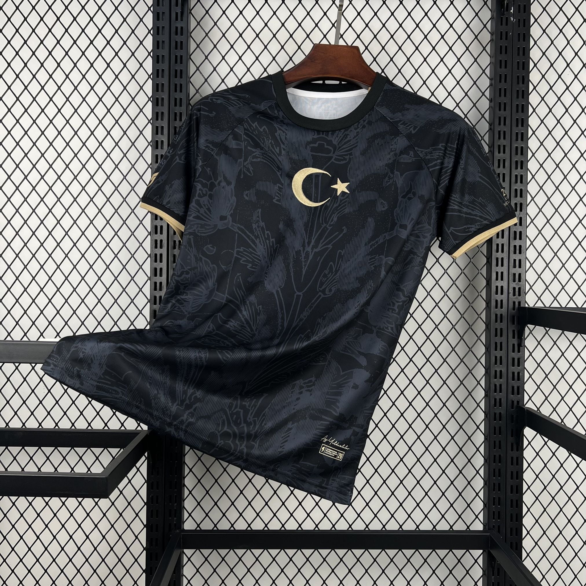 Camiseta Turquía Edición Especial Negra Mundial 2026 Hombre - Bota de Oro Tienda