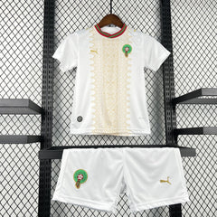Conjunto Marruecos Segunda Equipación Mundial 2026 Niños - Bota de Oro Tienda