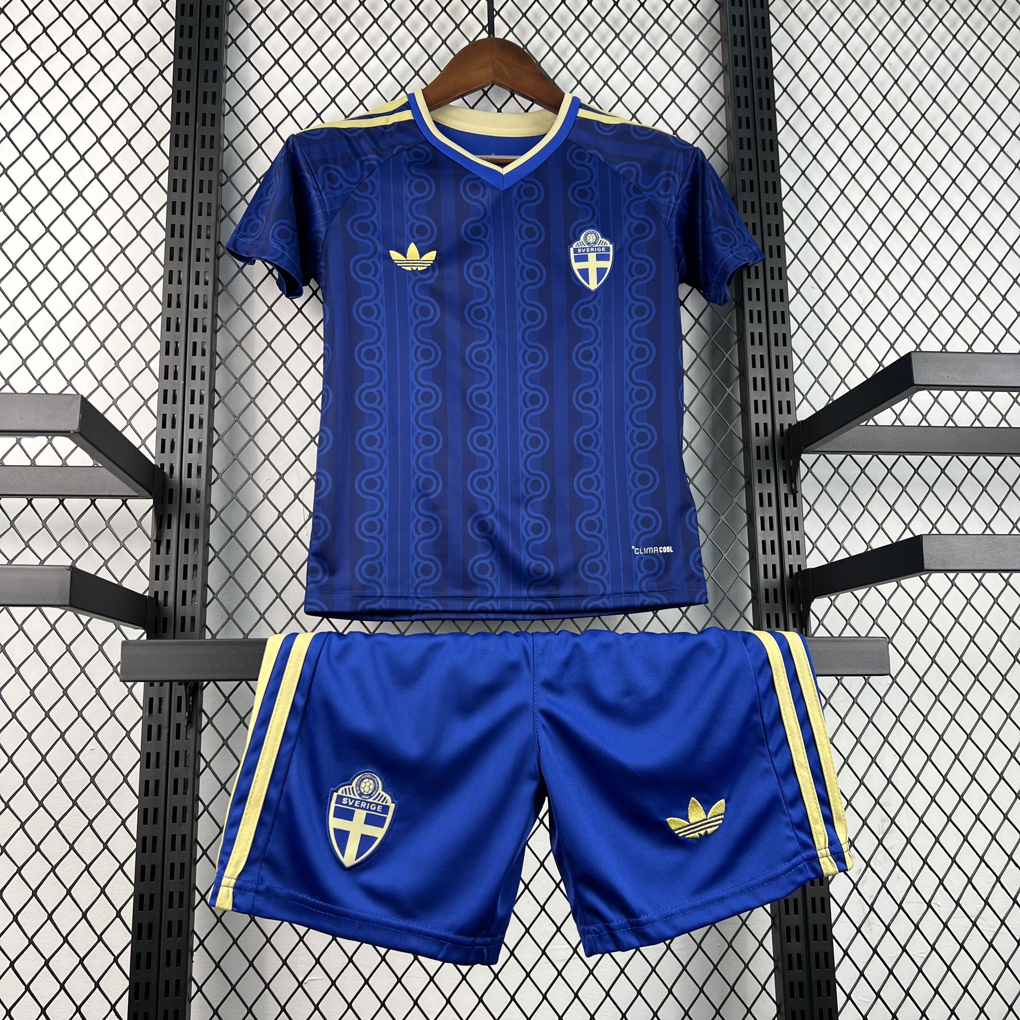 Conjunto Suecia Segunda Equipación Mundial 2026 Niños - Bota de Oro Tienda