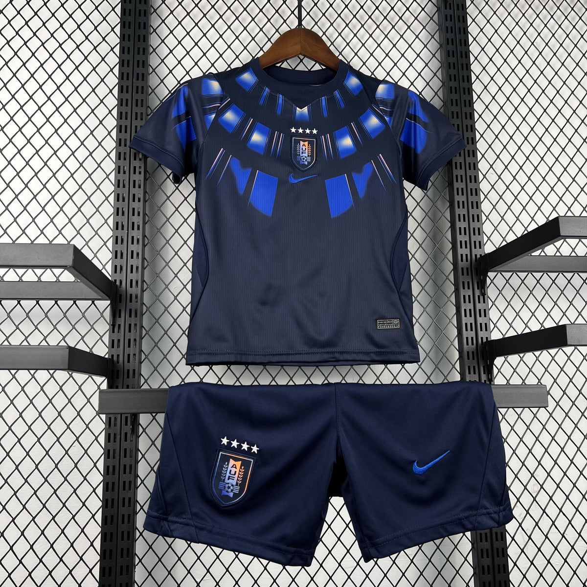 Conjunto Uruguay Segunda Equipación Mundial 2026 Niños - Bota de Oro Tienda