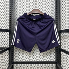 Manchester United 2025/26 Segunda Equipación Pantalón Corto Blanco - Bota de Oro Tienda