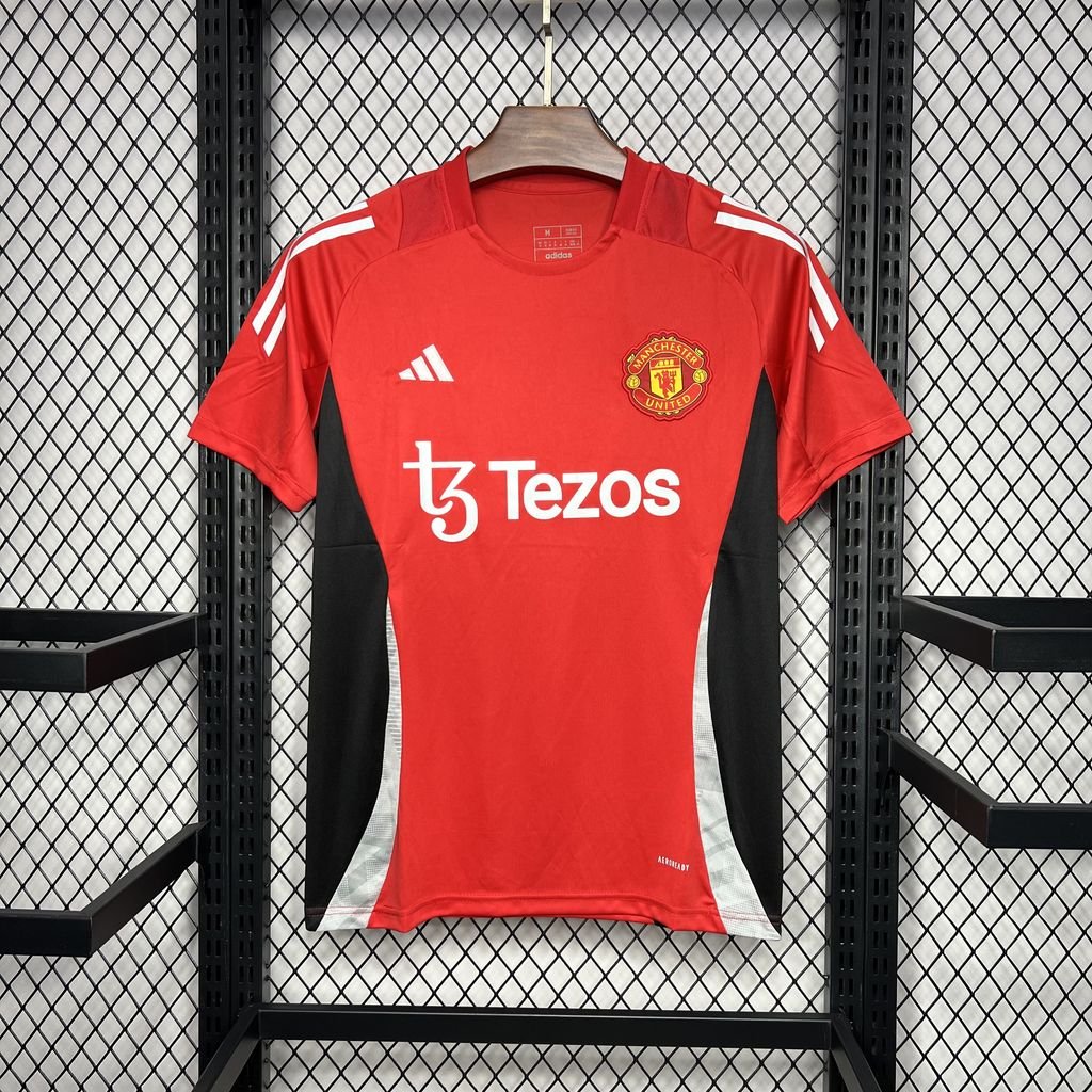 MANCHESTER UNITED CALENTAMIENTO ENTRENAMIENTO ROJA 24/25 HOMBRE - Bota de Oro Tienda