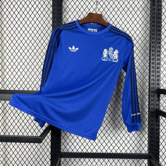 MANCHESTER UNITED EDICIÓN CONUNTO MANGA LARGA AZUL 24/25 HOMBRE - Bota de Oro Tienda