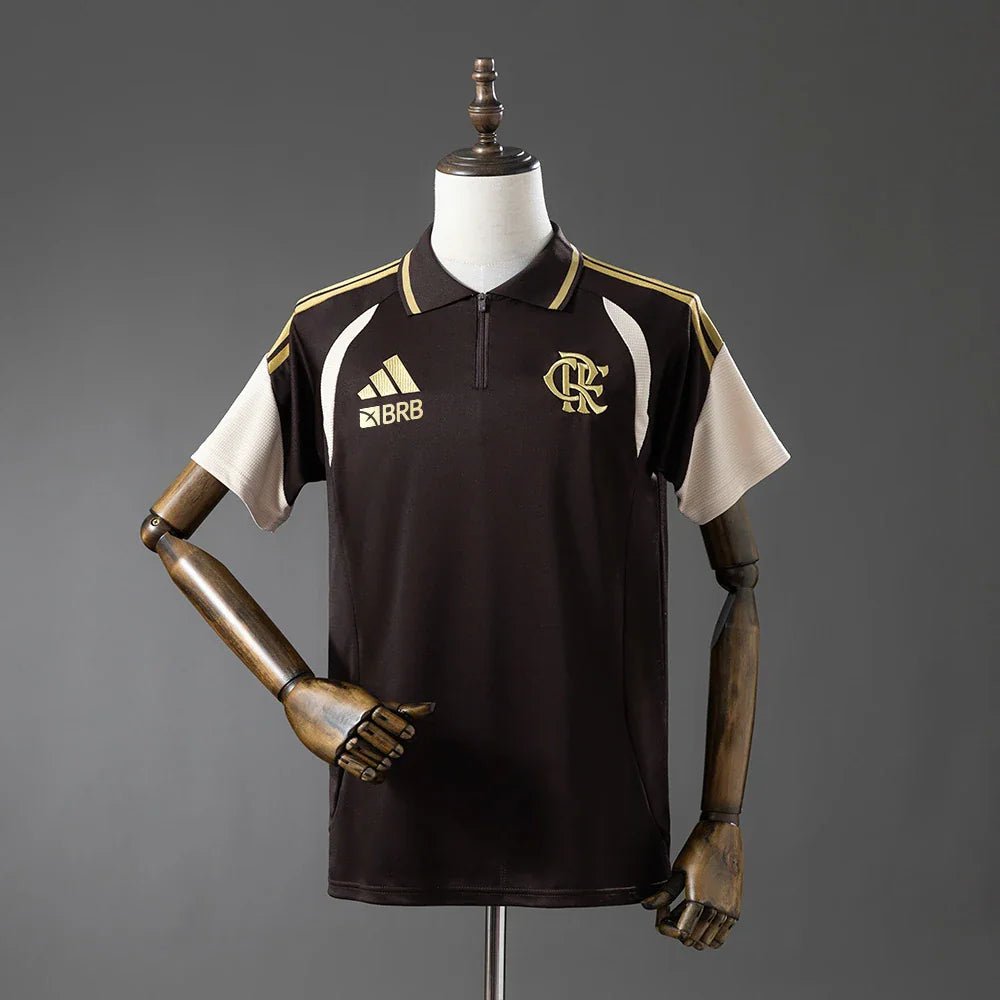 Polo Flamengo Entrenamiento Marrón 26/27 Hombre - Bota de Oro Tienda