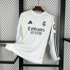 REAL MADRID PRIMERA EQUIPACION 25/26 MANGA LARGA - Bota de Oro Tienda