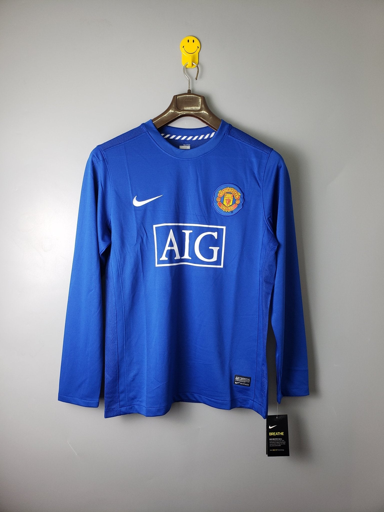 MANCHESTER UNITED I 07/08 HOMBRE (RETRO) MANGA LARGA - Bota de Oro Tienda