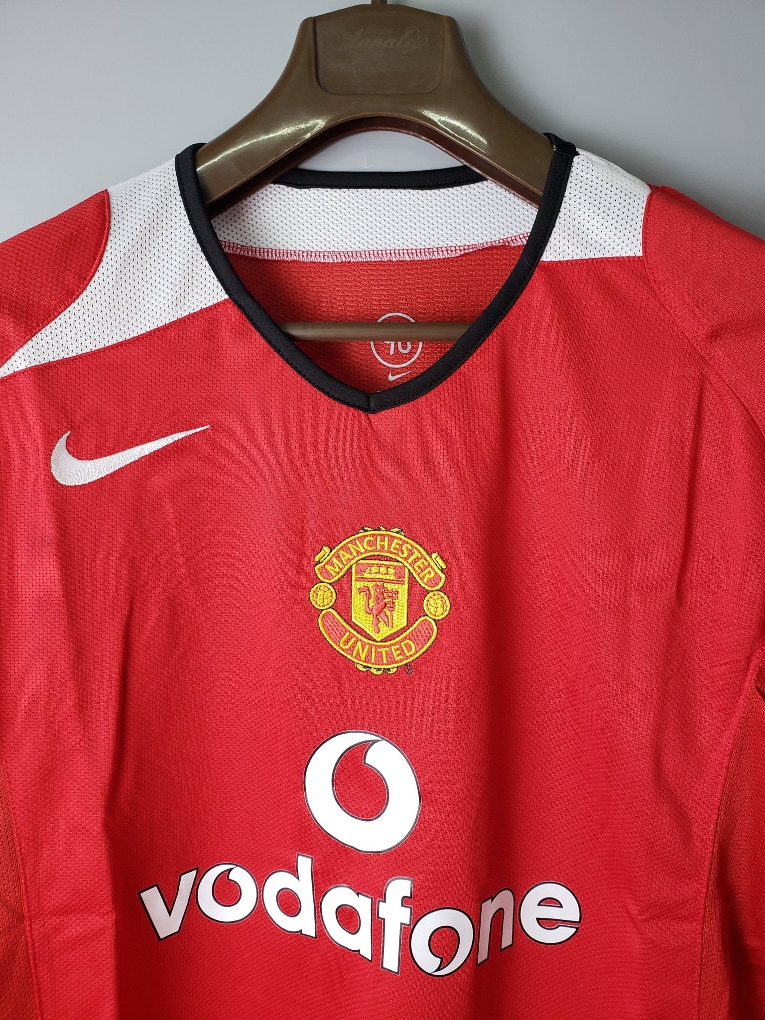 MANCHESTER UNITED I 2005 HOMBRE (RETRO) MANGA LARGA - Bota de Oro Tienda